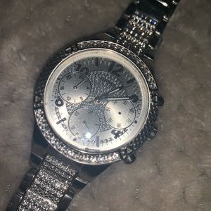 Guess watch real silver